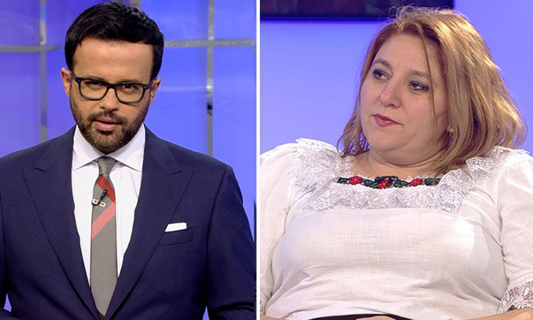 Scandal la Antena 3: Diana Șoșoacă a plecat din emisiune, după un schimb de replici cu Mihai Gâdea